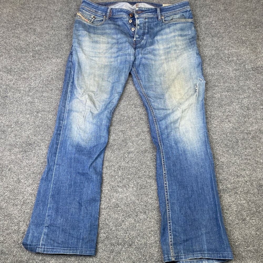 Diesel New-Fanker Regular Slim Bootcut Jeans Wash 0836X Blue W34 L32